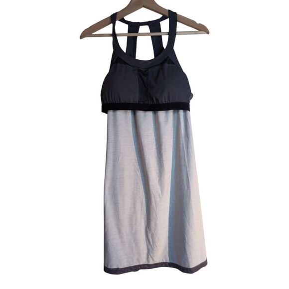 Prana Built In Bra Grey Quick Dry Breathable Cantine Dress Size S - Picture 8 of 16